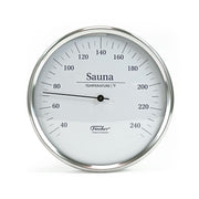 Fischer Sauna Stainless Steel Thermometer - 6-1/4"