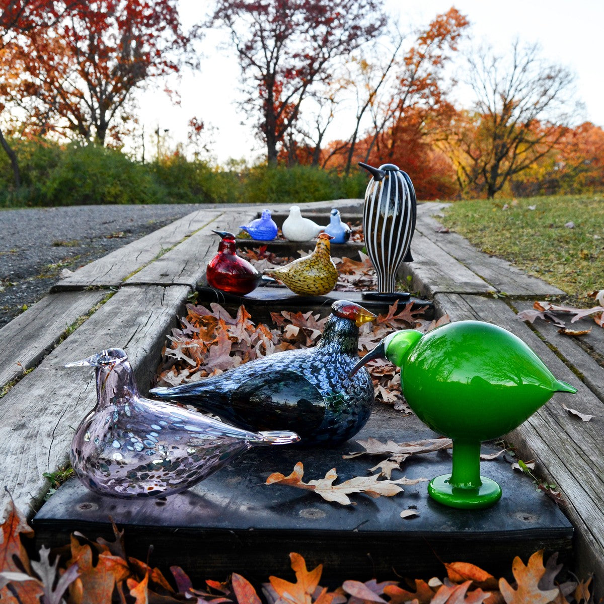 iittala Toikka Green Ibis