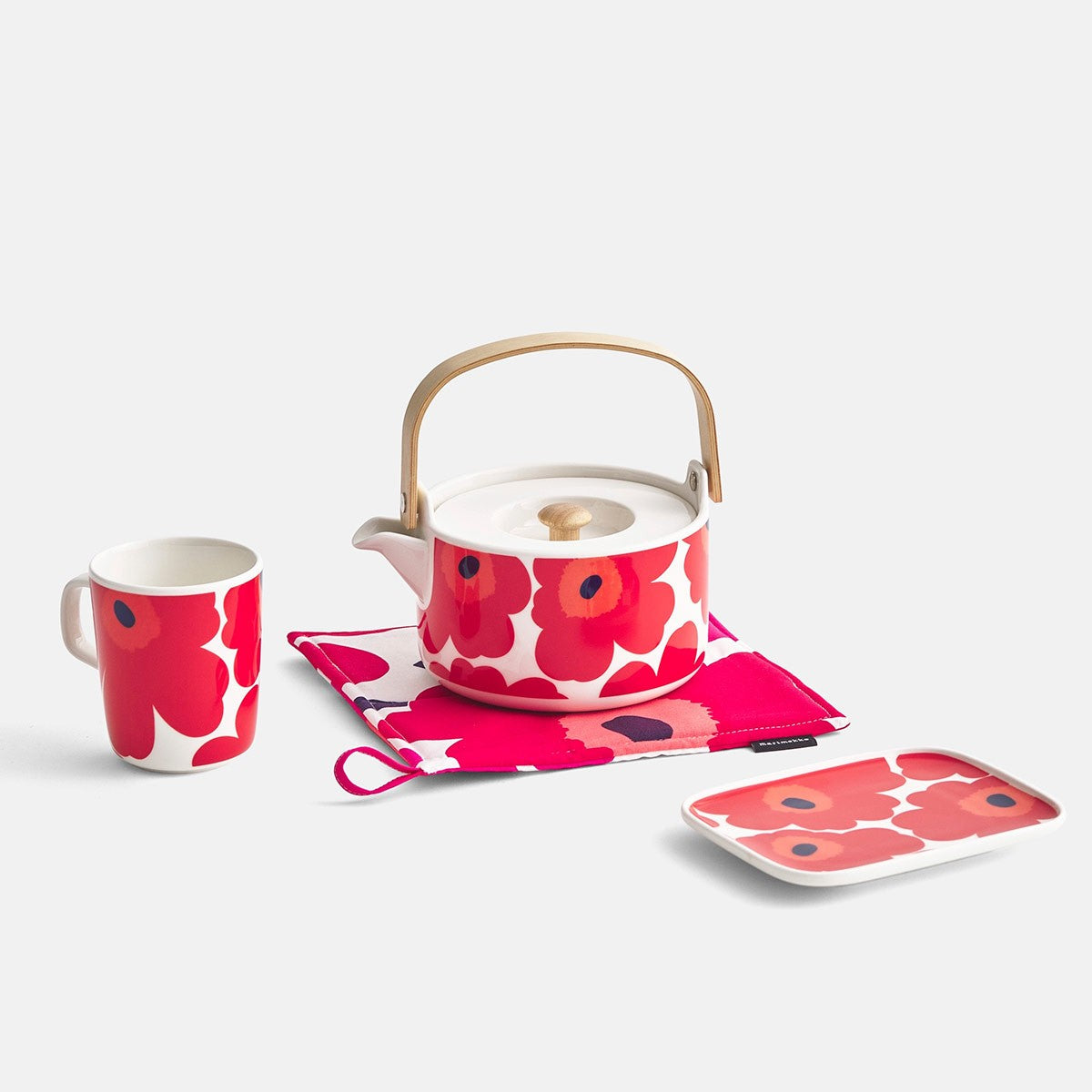 Marimekko Unikko Red Pot Holder