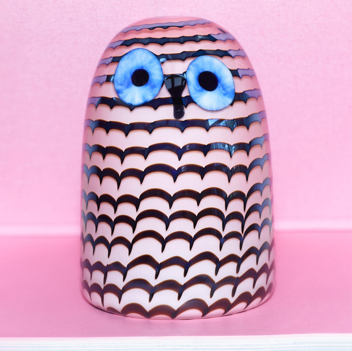 iittala Toikka Salmon Pink / Blue Owlet