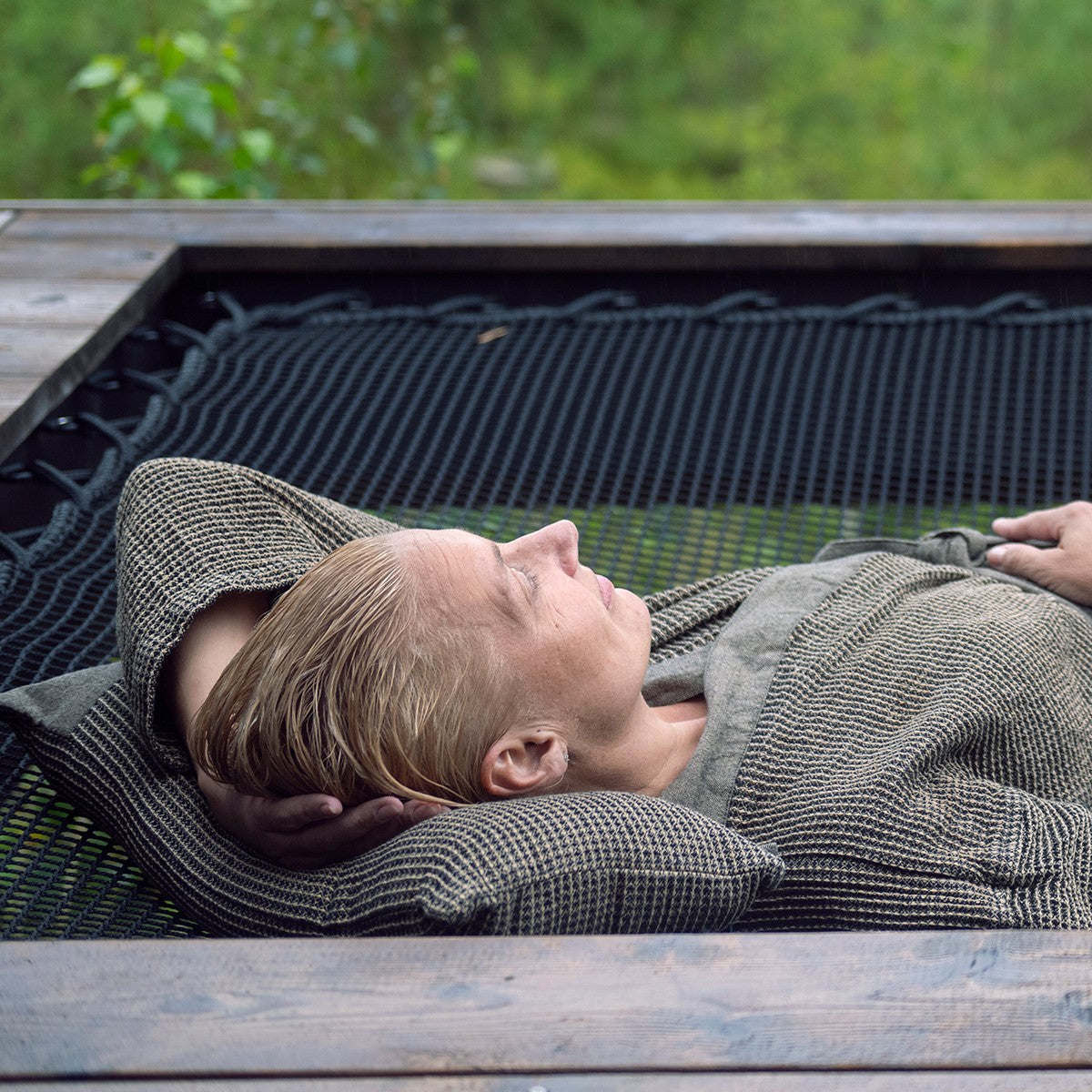 Rento Kenno Brown / Black Sauna Pillow