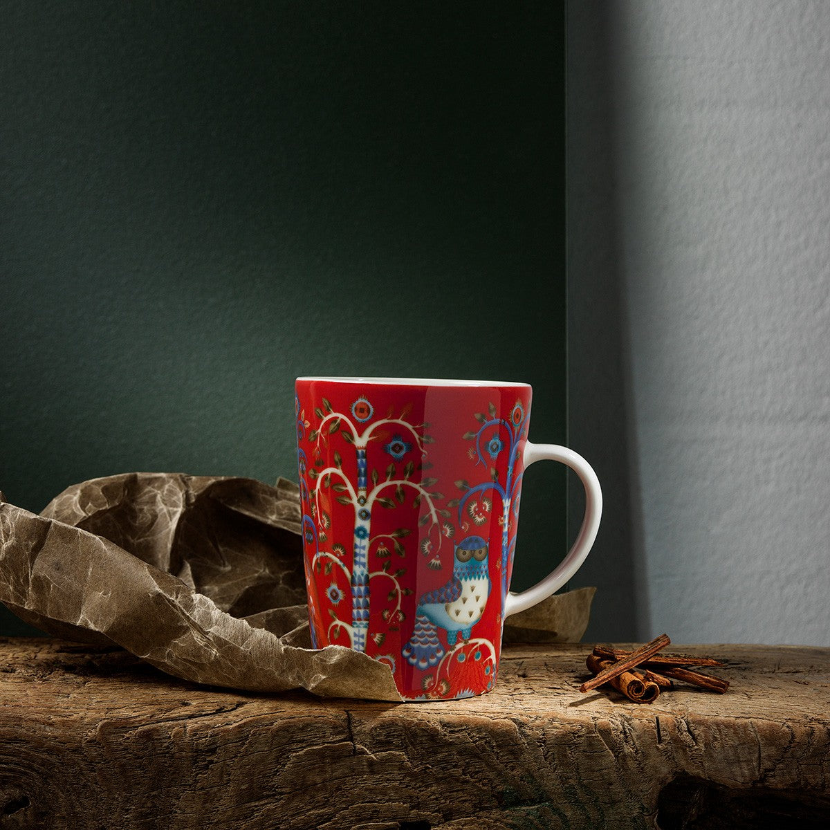 iittala Taika Red Large Mug - 13-1/2 oz