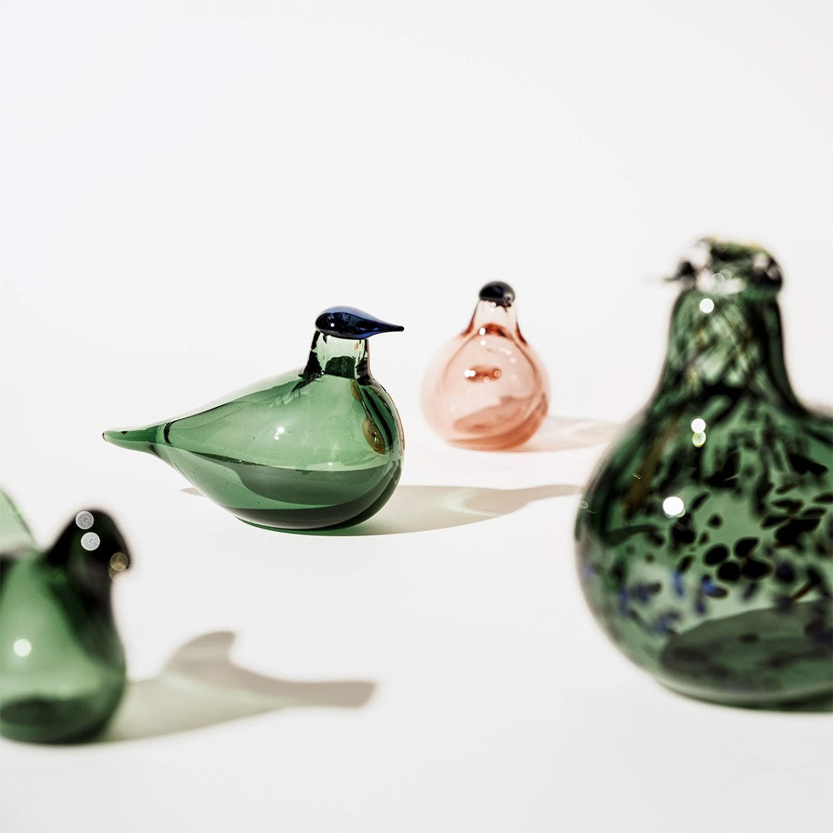 iittala Toikka Pine Green Reed Warbler