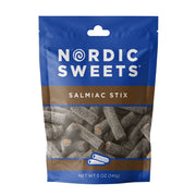 Nordic Sweets Salty Licorice Salmiac Stix - 5 oz