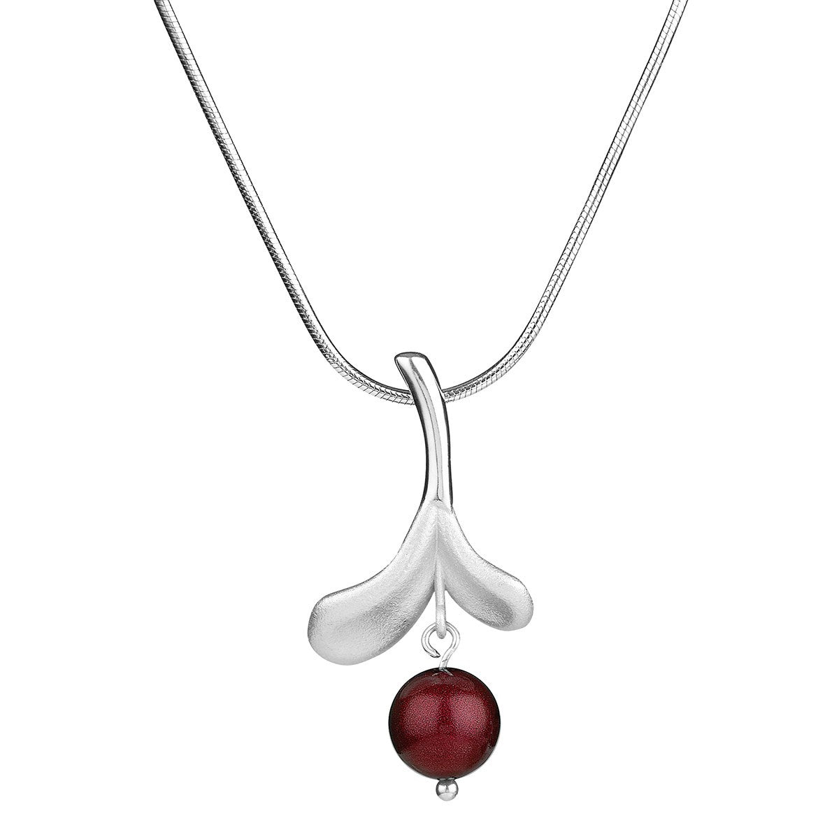 FinnFeelings Lingonberry Silver Necklace