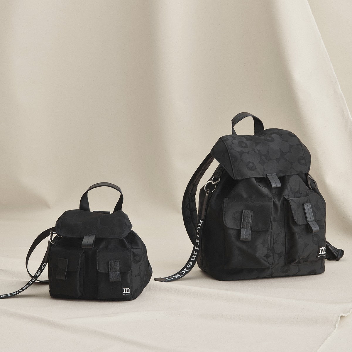Marimekko Unikko Black Everything Backpack