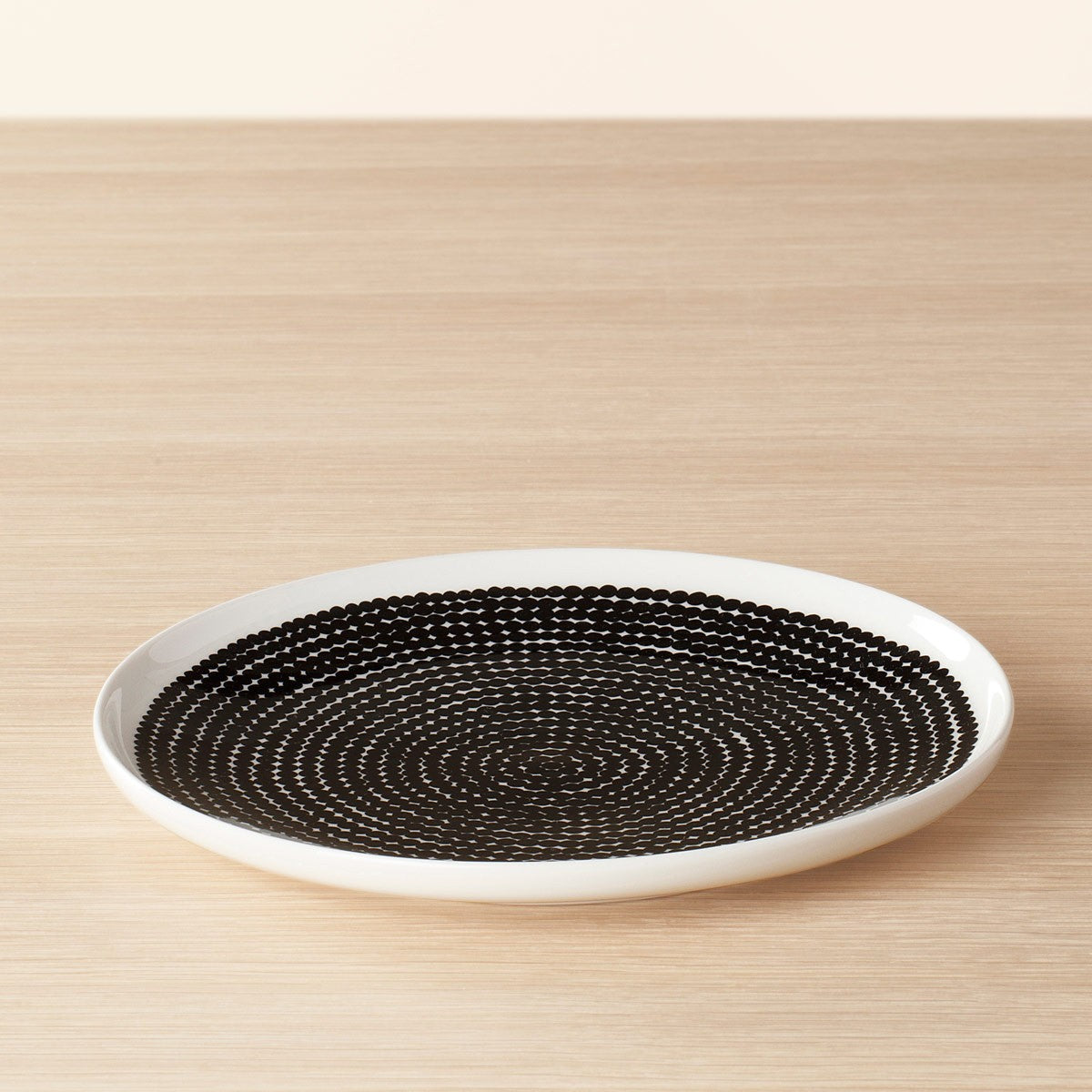 Marimekko Rasymatto Black / White Dinner Plate