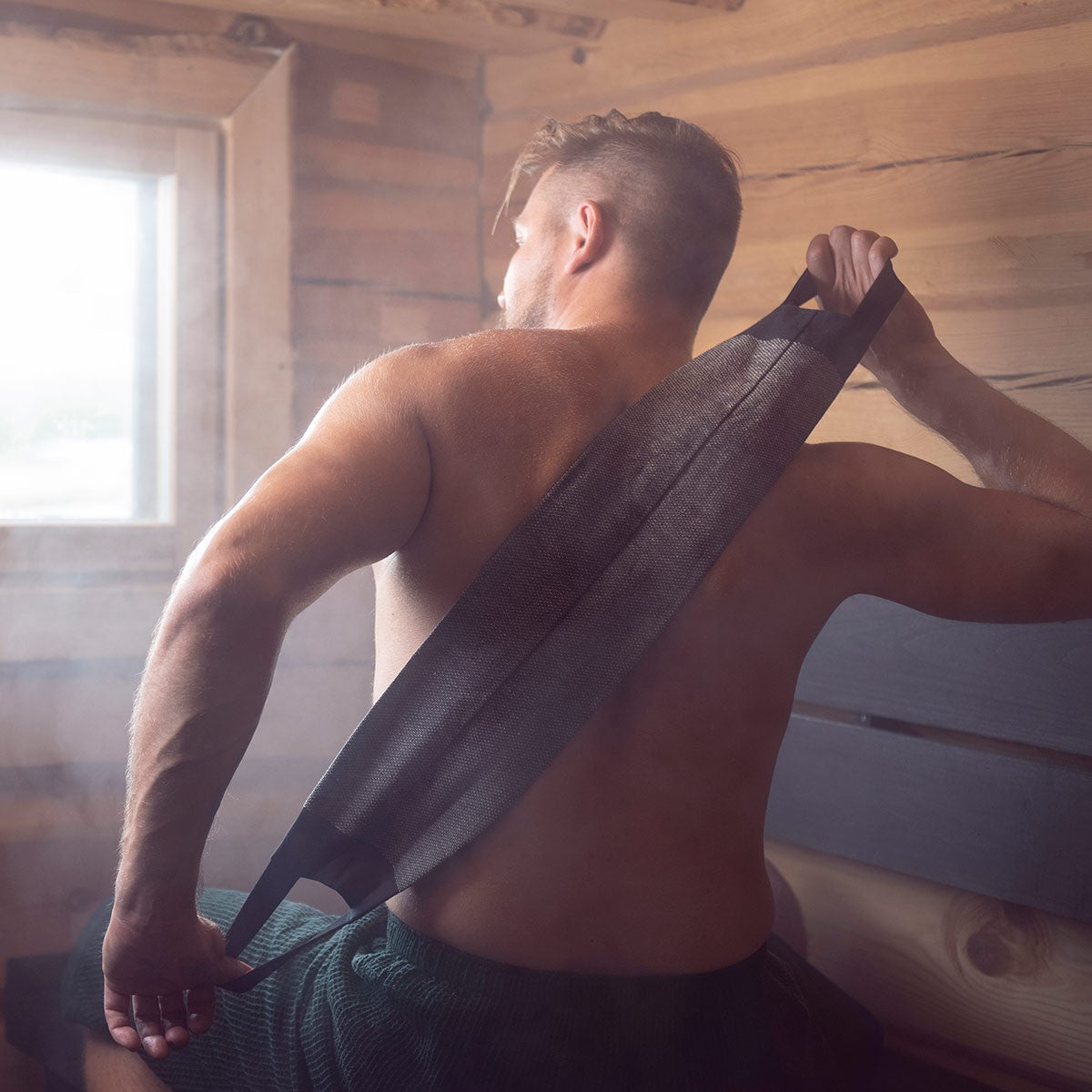 Rento Sauna Back Scrubber