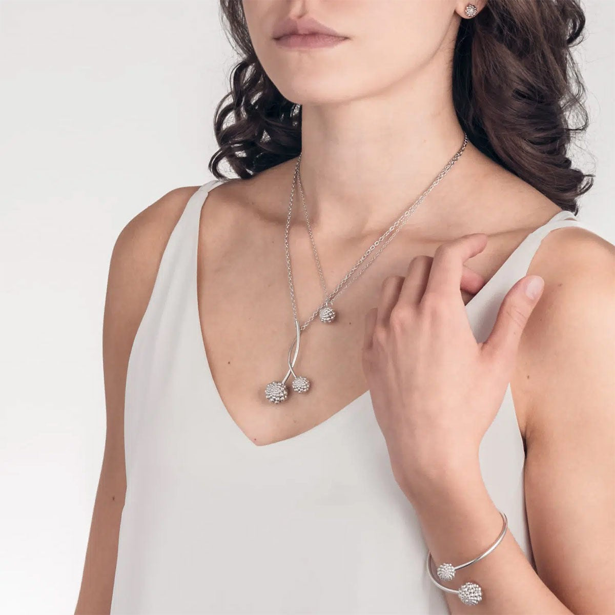 Lumoava Hilla Large Silver Necklace