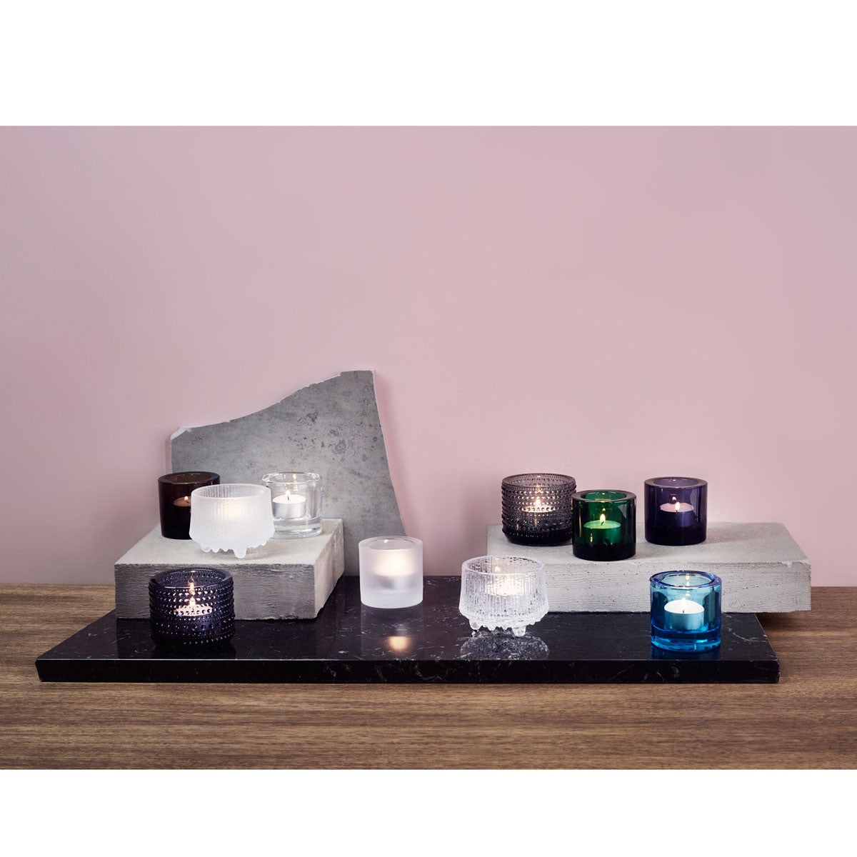 iittala Ultima Thule Clear Candle Holder