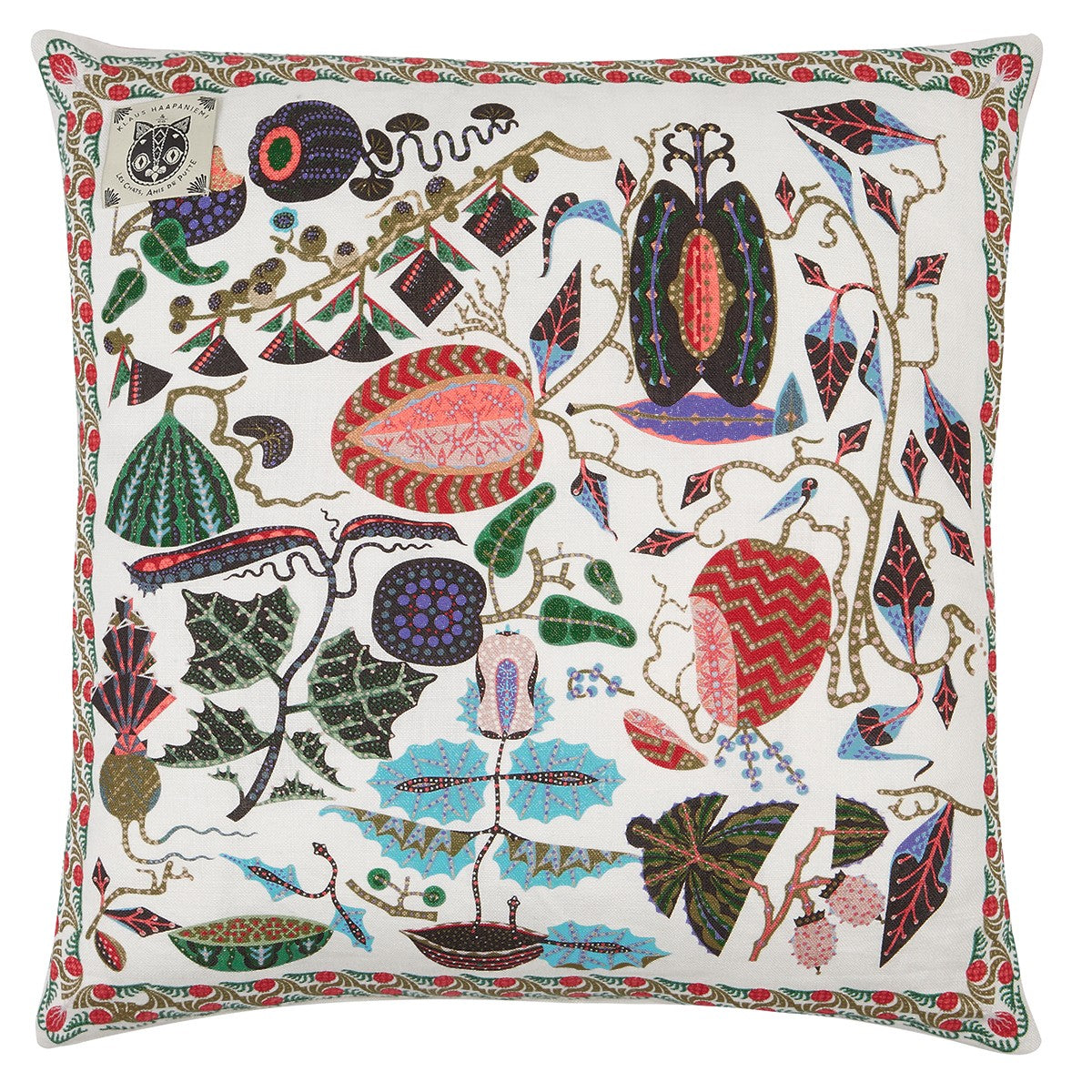 Klaus Haapaniemi Les Chats Putte Throw Pillow