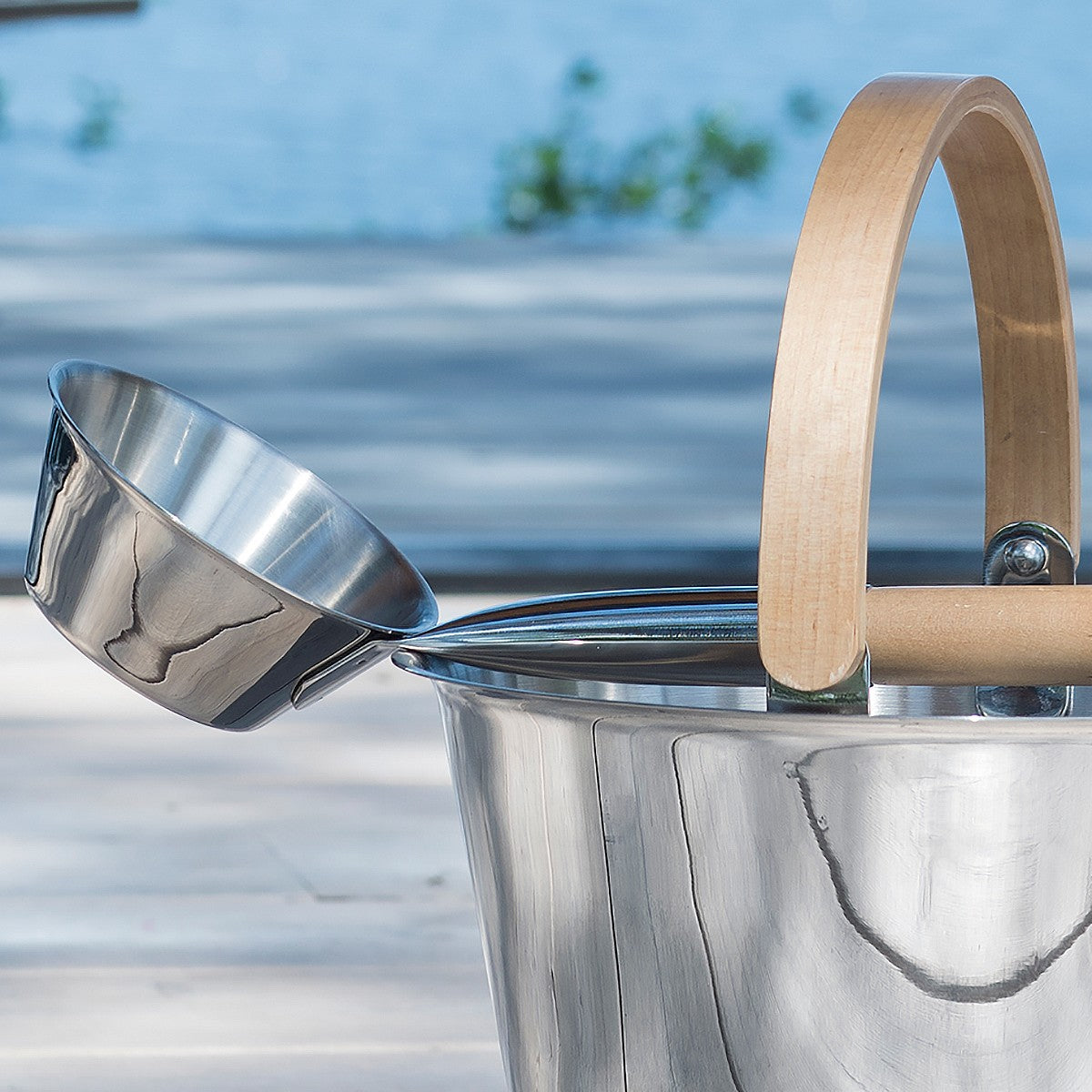 Rento x Harri Koskinen Sauna Pail / Ladle Set