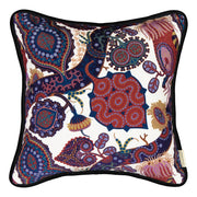 Klaus Haapaniemi Purple Rain Dark Velvet Throw Pillow