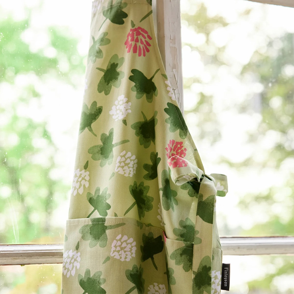 Finlayson Sopo Green / Pink / White Apron