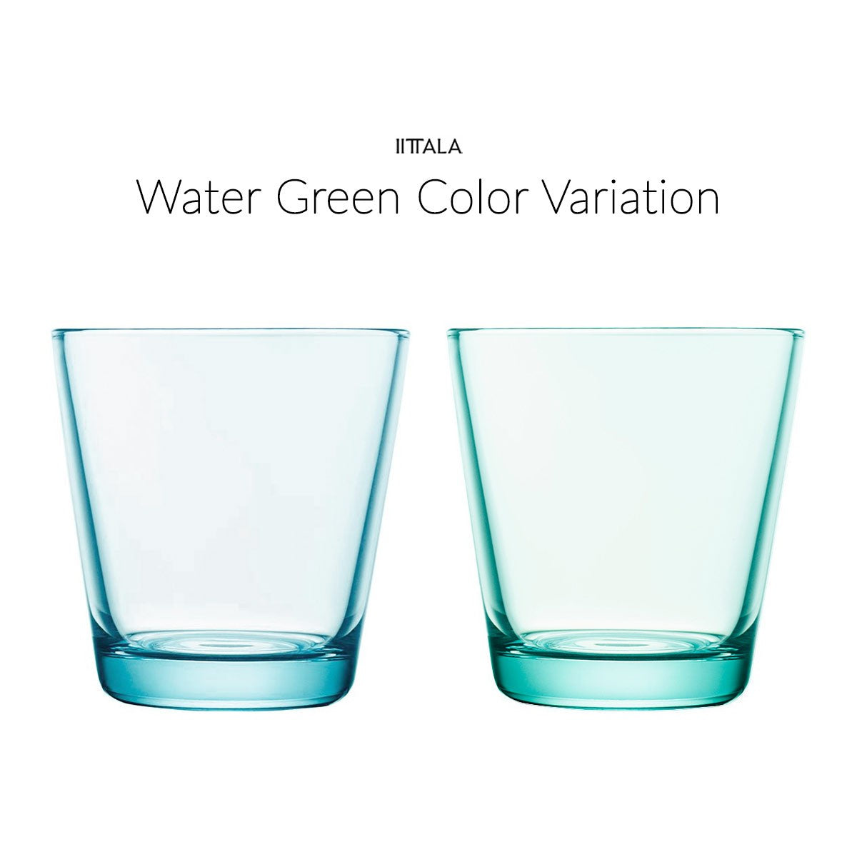 iittala Kartio Water Green Medium Tumbler - Set of 2