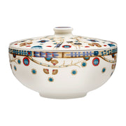 iittala Taika White / Blue Soup Bowl w/ Lid