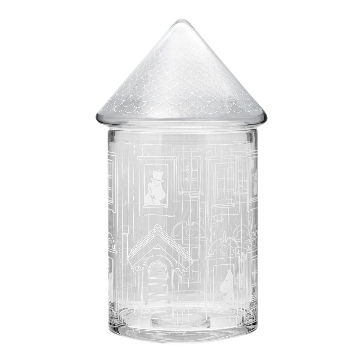 Muurla Moominhouse Large Clear Glass Jar