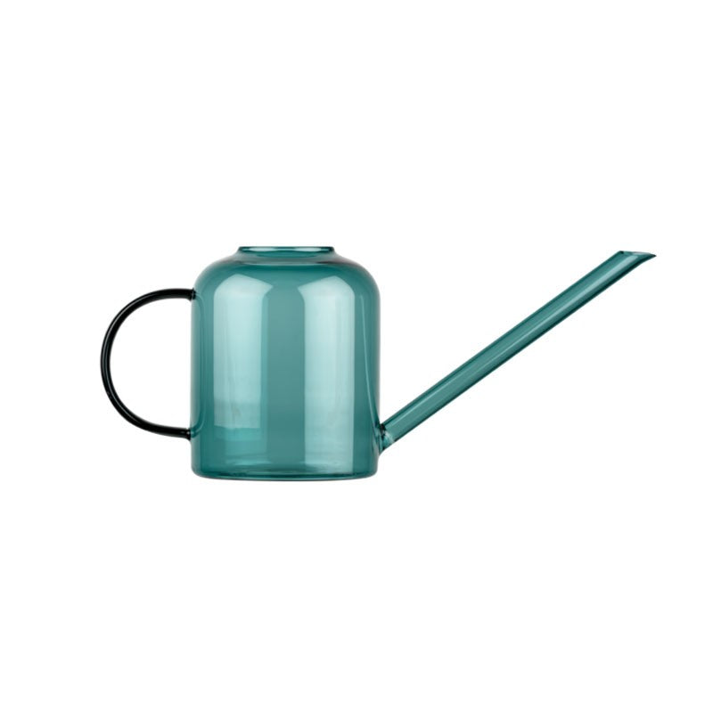 Muurla Teal Glass Watering Can