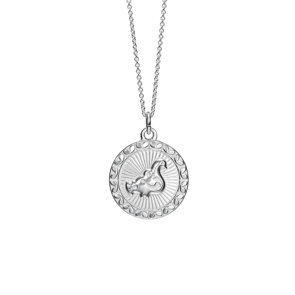 Kalevala Fortune Bird Amulet Silver Necklace