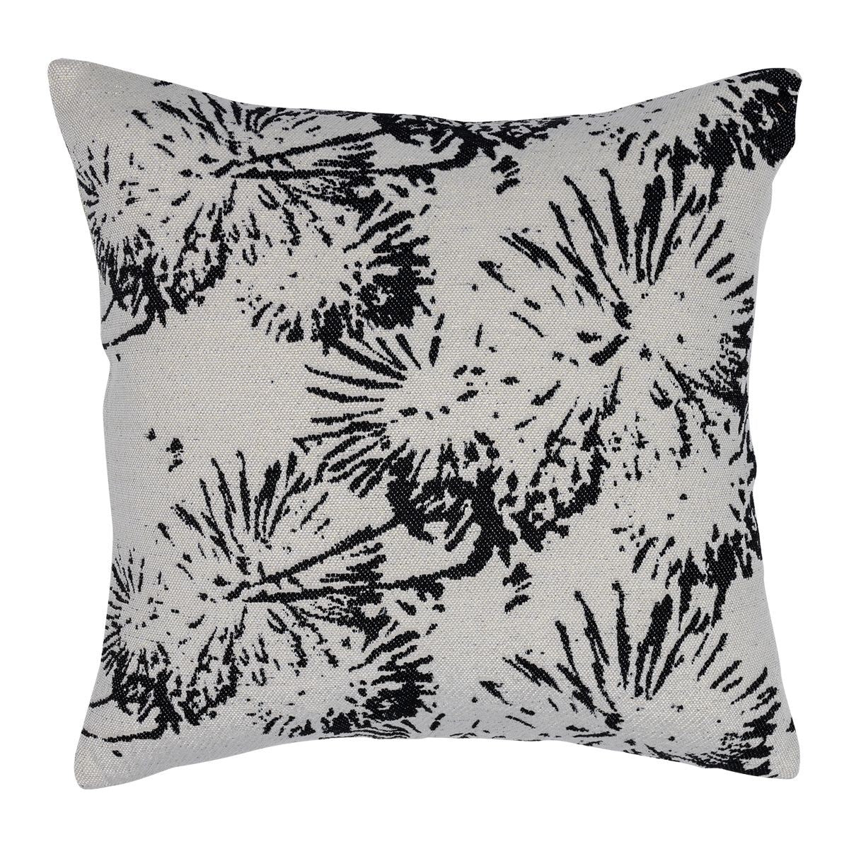 Pentik Havu Black / Light Grey Jacquard Throw Pillow