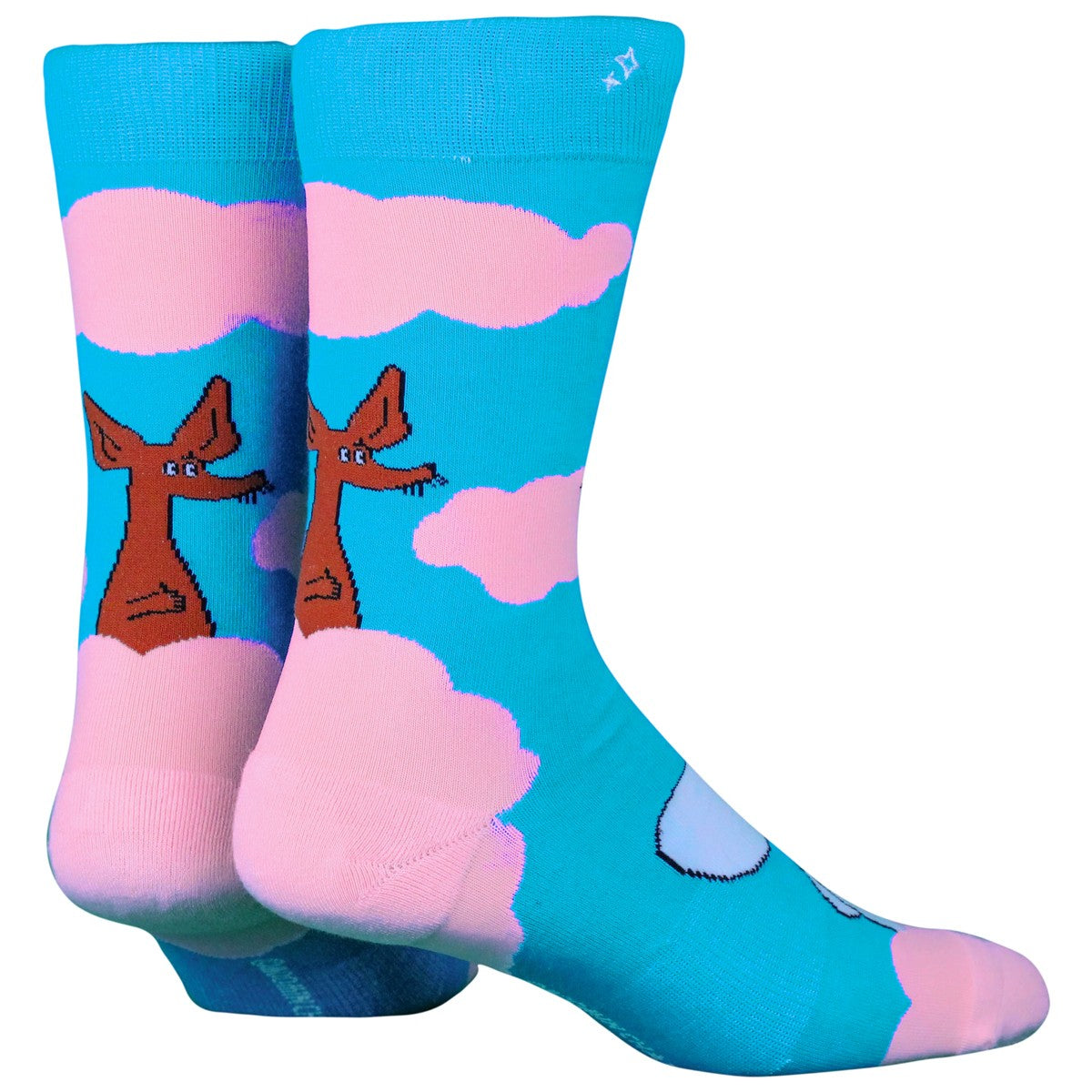Moomin Clouds Blue Socks