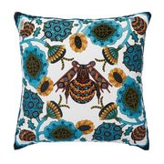 Klaus Haapaniemi Flower Bee Velvet Throw Pillow