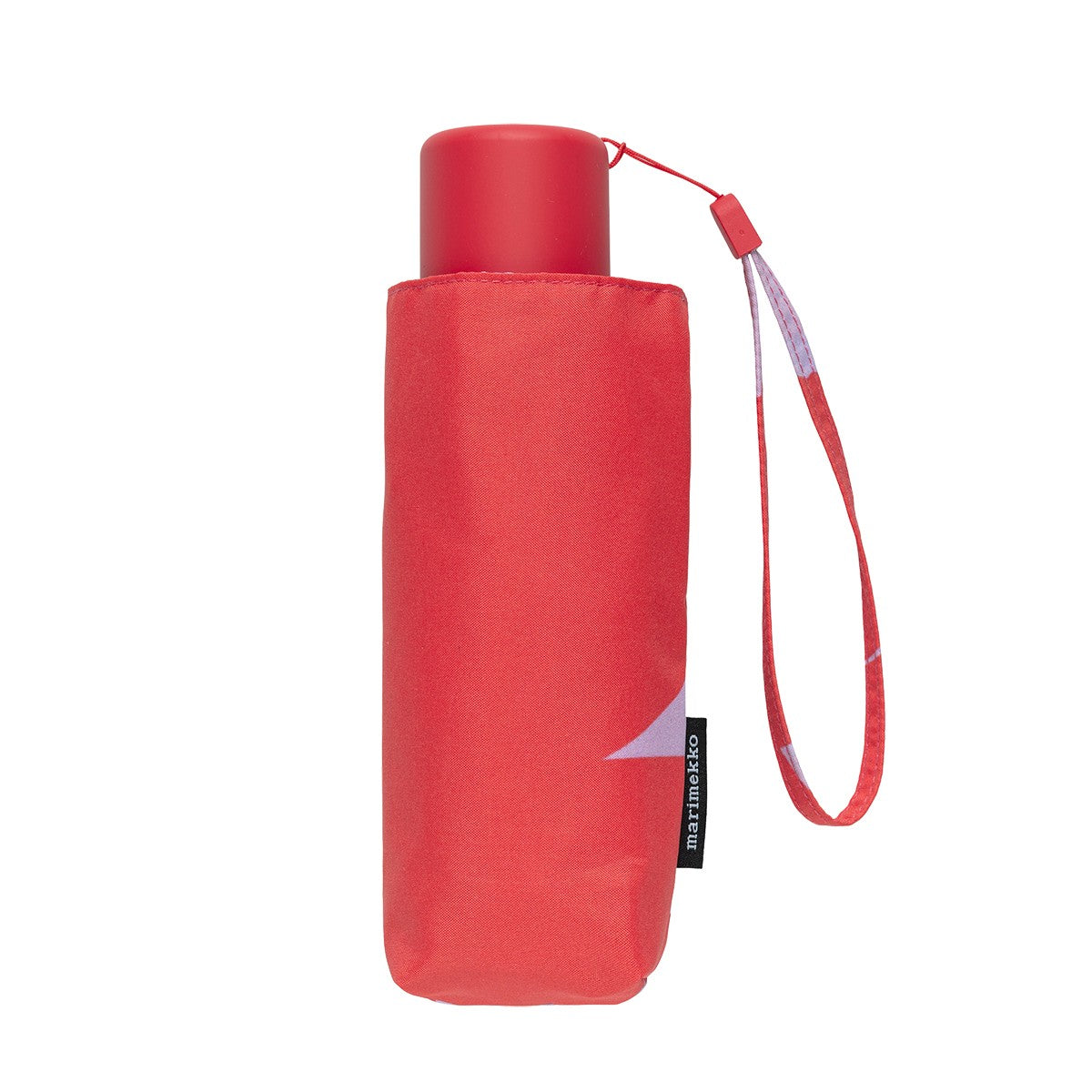 Marimekko Unikko Red / Lilac Mini Manual Umbrella