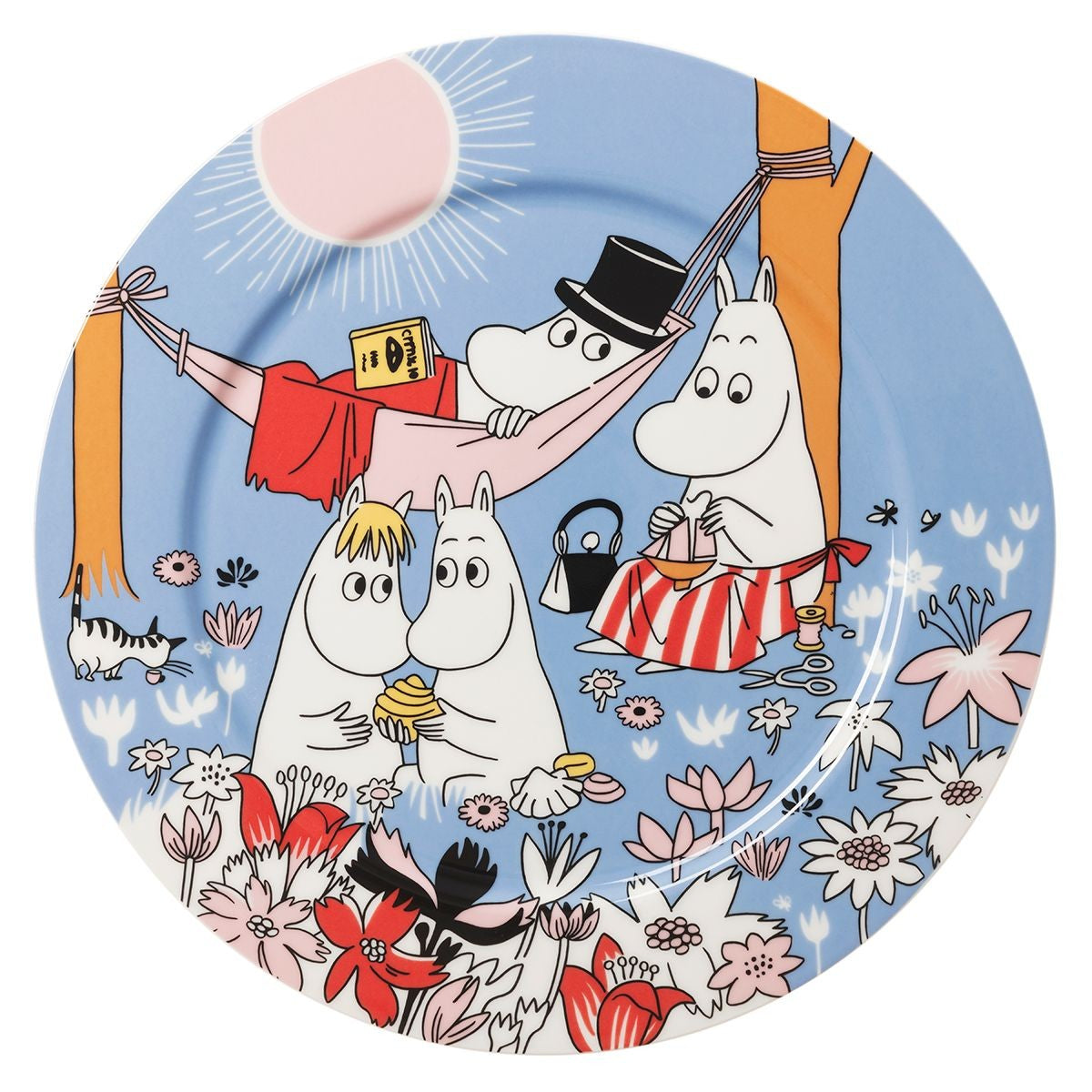 Arabia Moomin Family Time Serving Plate - 80th Anniversary