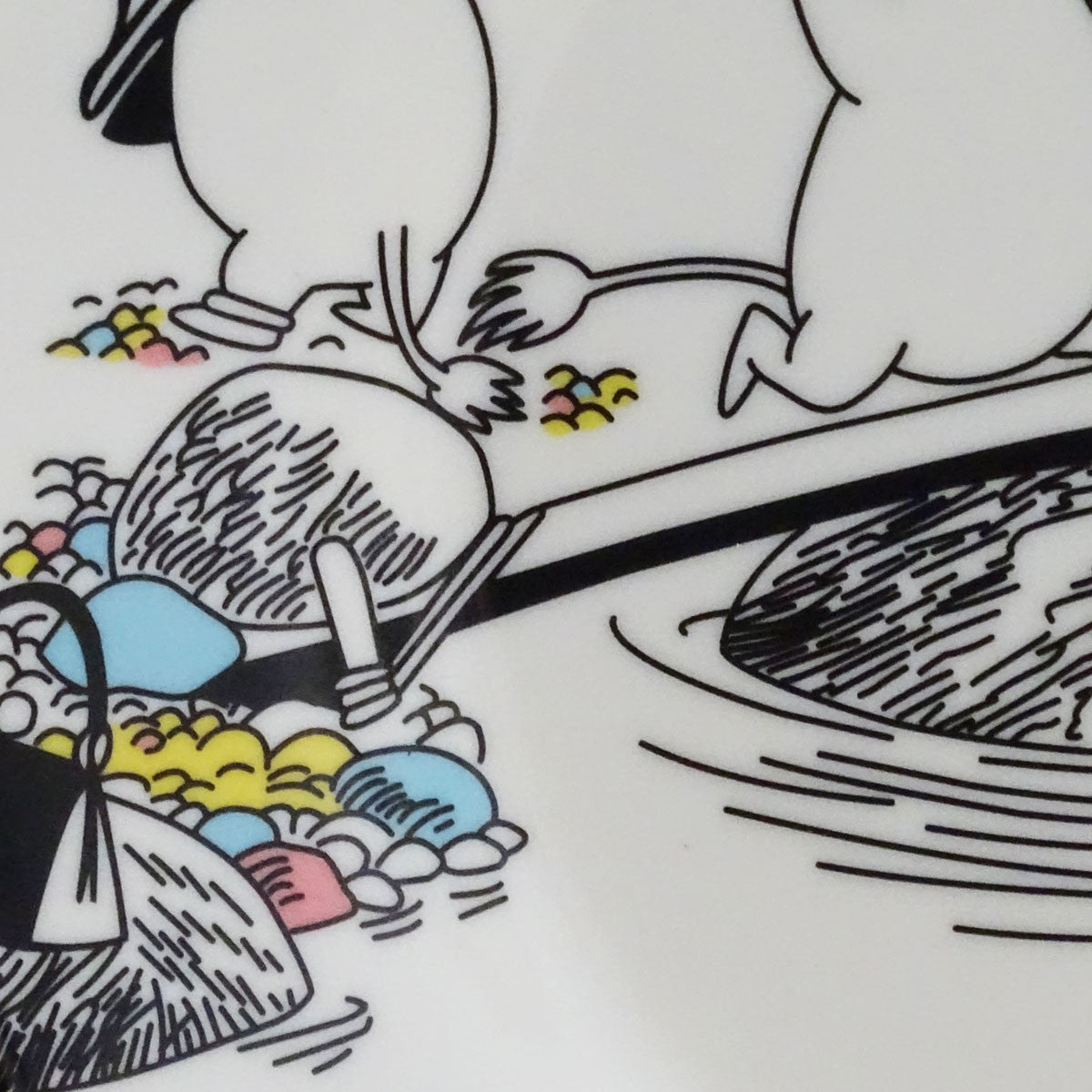 Moomin White / Black Children's Tableware Boxed Gift Set