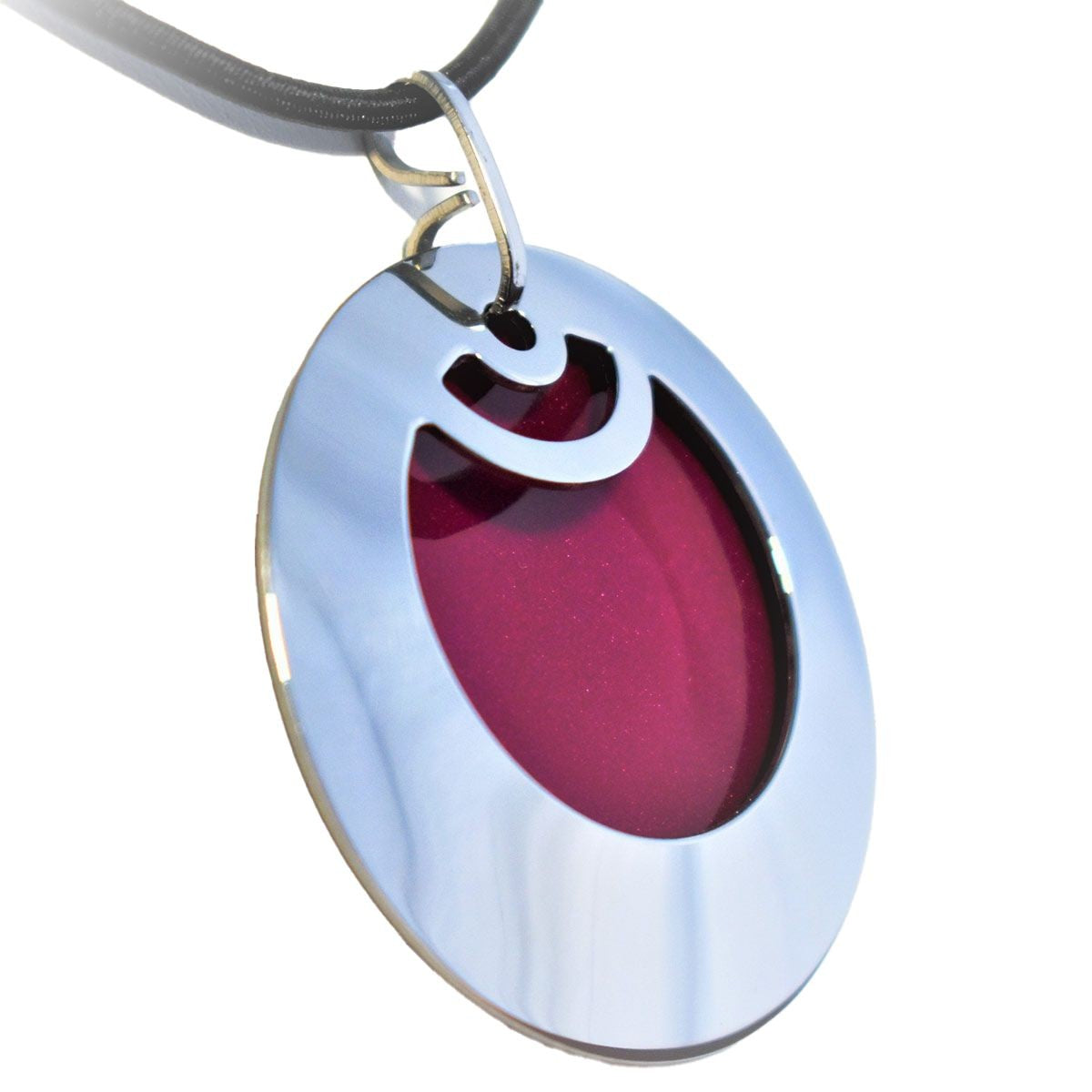Pohjolan Helmi Lingonberry Diamant Fuchsia Necklace