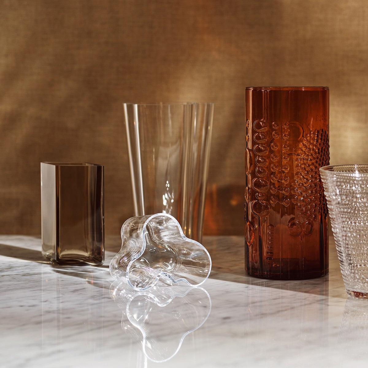 iittala Aalto Clear Vase - 3-3/4"