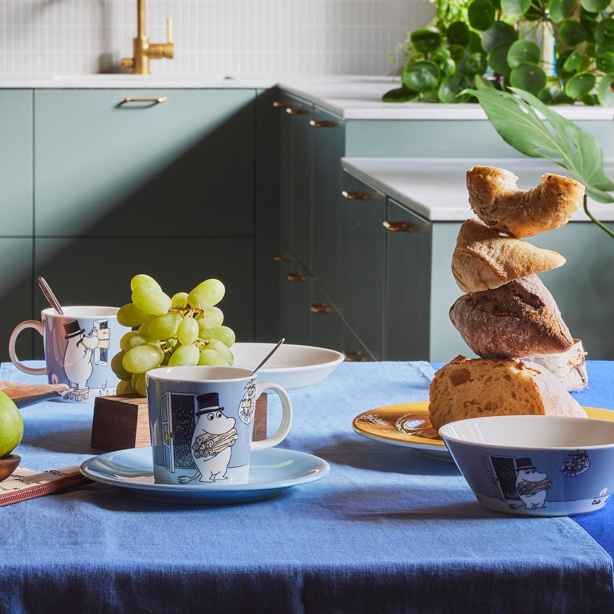 Arabia Moomin Moominpappa Grey Mug