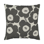 Marimekko Pieni Unikko Charcoal / Sand Throw Pillow