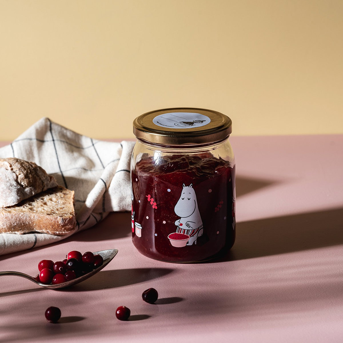 Muurla Moomin Berries Medium Glass Jar