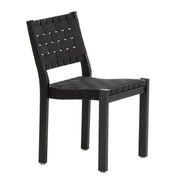 Artek Alvar Aalto 611 Chair - Black Lacquered