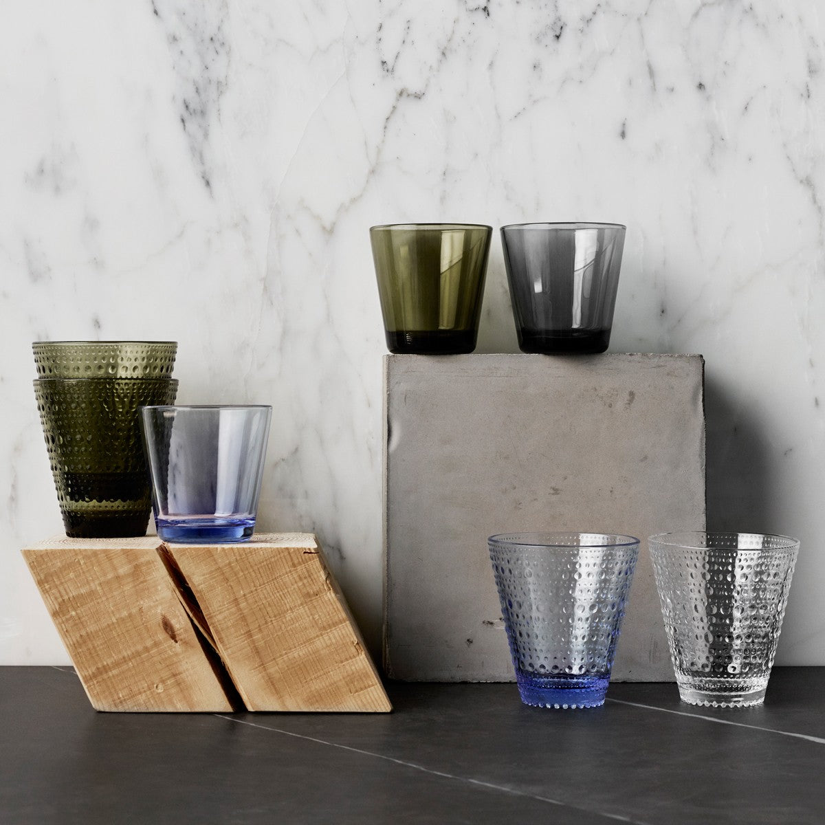 iittala Kastehelmi Aqua Tumblers - Set of 2