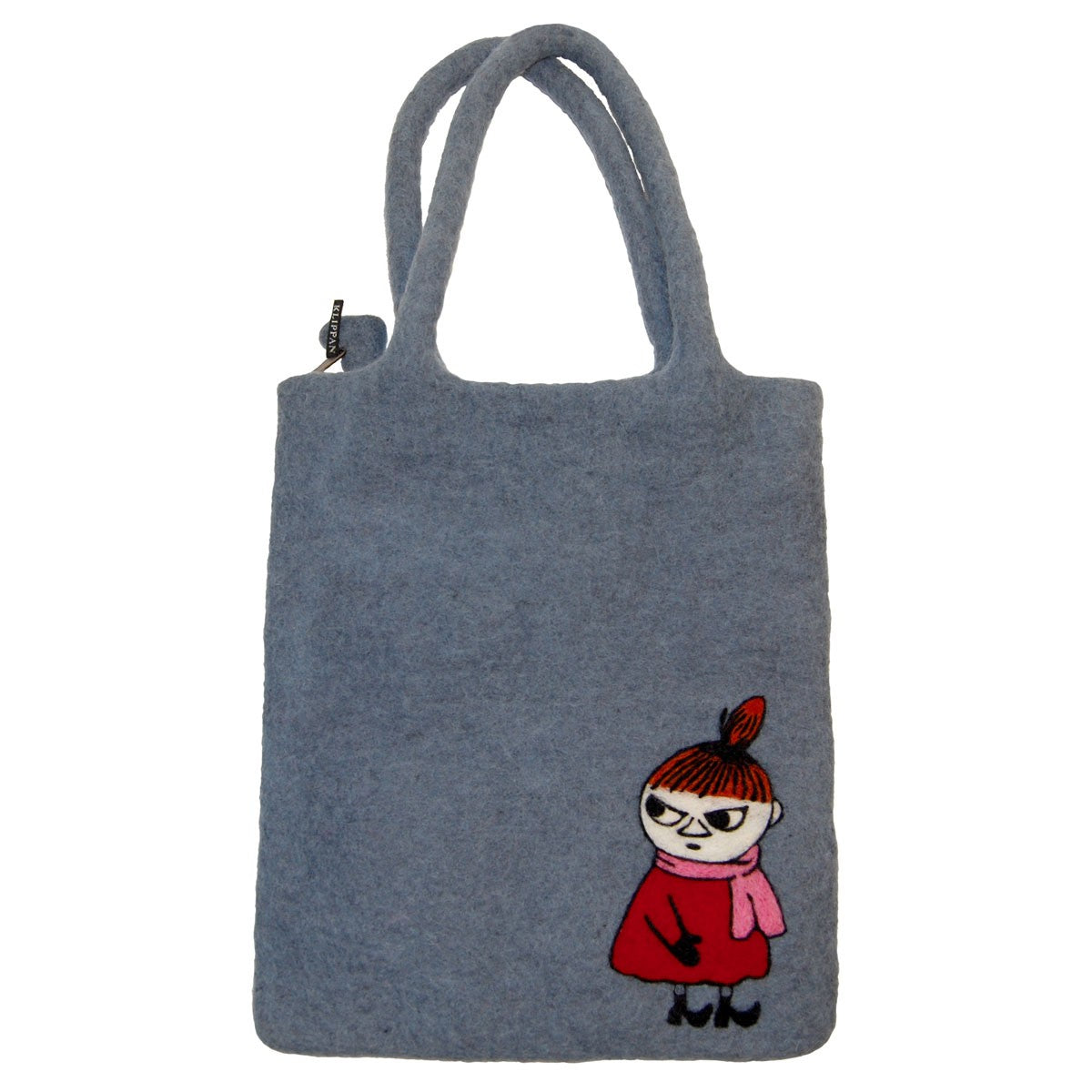Klippan Moomin Sneaky Little My Grey Felt Wool Bag