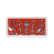 iittala Taika Red Rectangle Plate