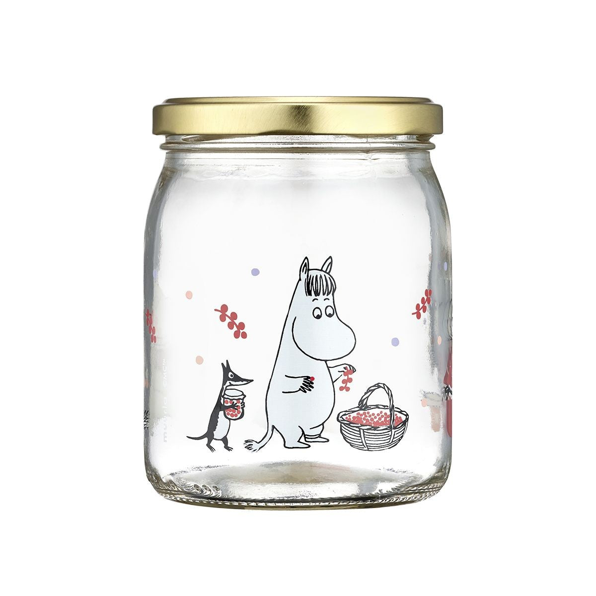 Muurla Moomin Berries Medium Glass Jar