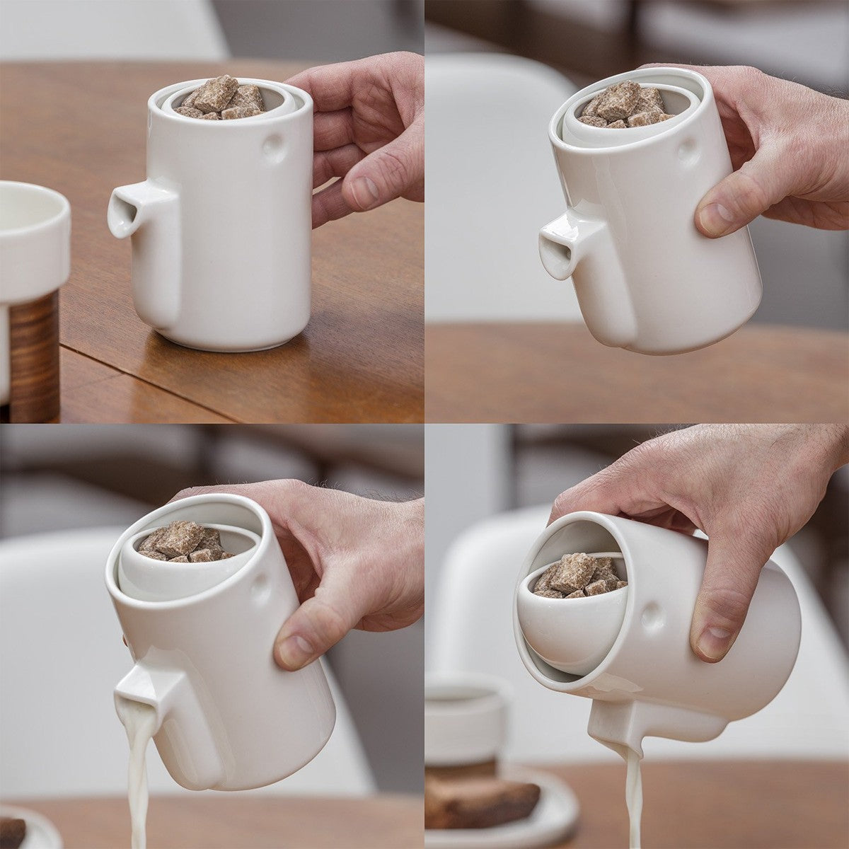 Tonfisk Newton White Milk & Sugar Set