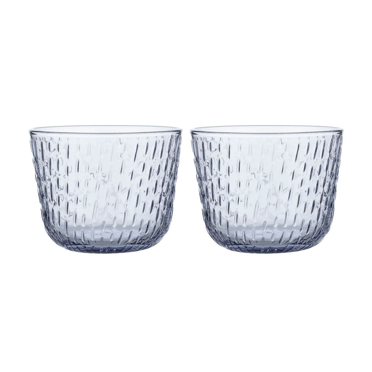 Marimekko Syksy Light Blue Glass Tumblers - Set of 2