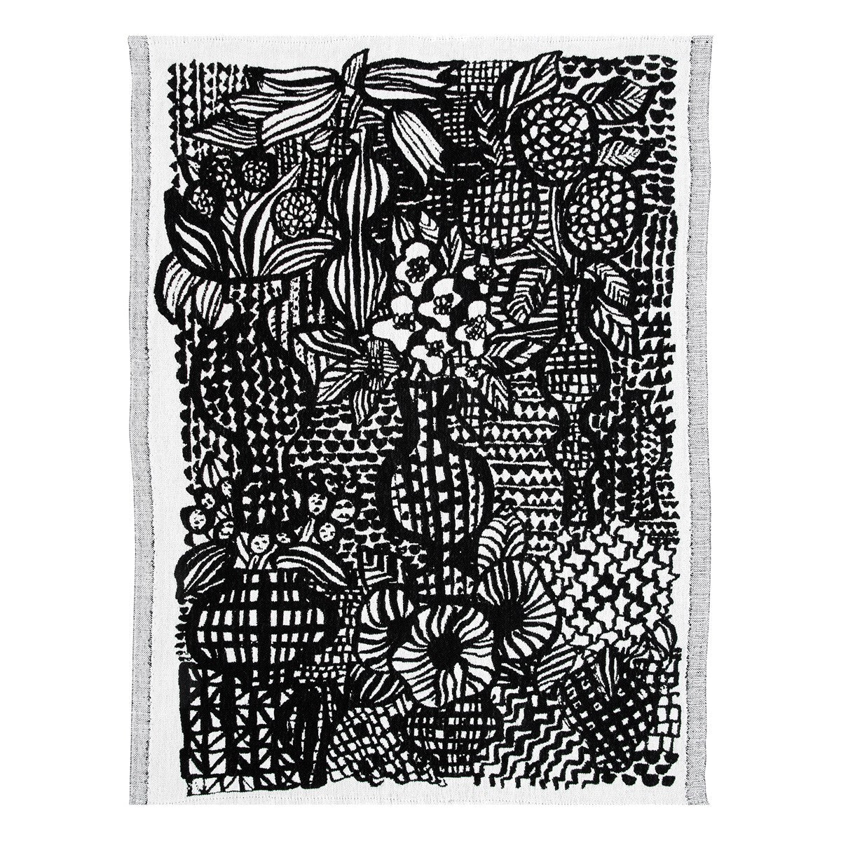 Lapuan Kankurit Veranta White / Black Tea Towel
