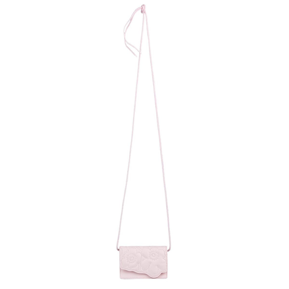 Marimekko Unikko Light Pink Small Leather Belt Bag