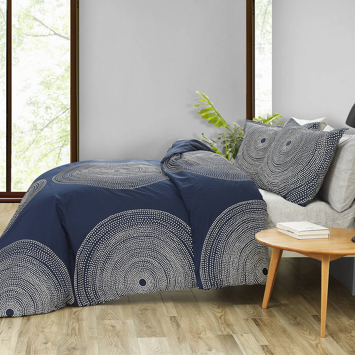 Marimekko Fokus Blue King Duvet Cover Set