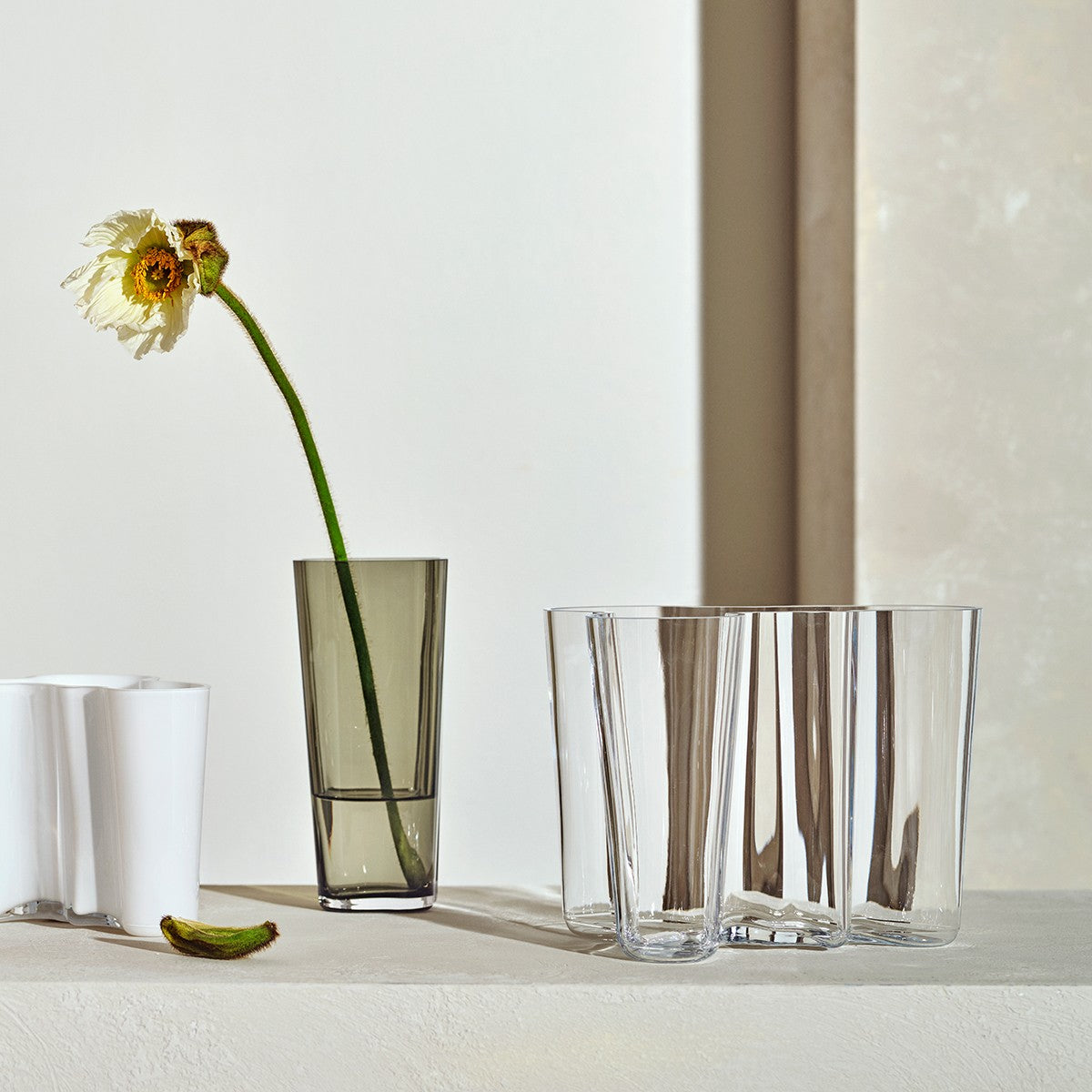 iittala Aalto Clear Vase - 6-1/4"