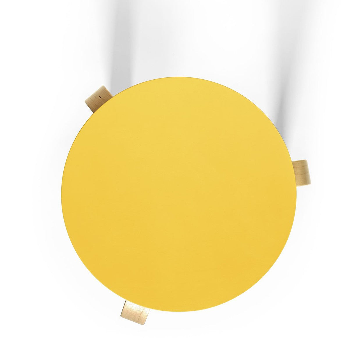 Artek Alvar Aalto Anniversary Stool 60 - Three Legged Stool - Yellow