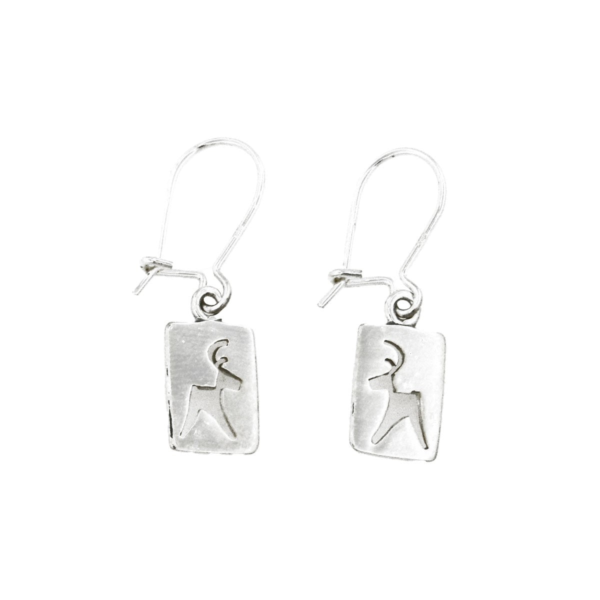 Korunilo Reindeer Mini Cutout Hook Earrings