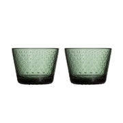 iittala Tundra Pine Green 2pcGlass Tumbler - 5-1/2 oz