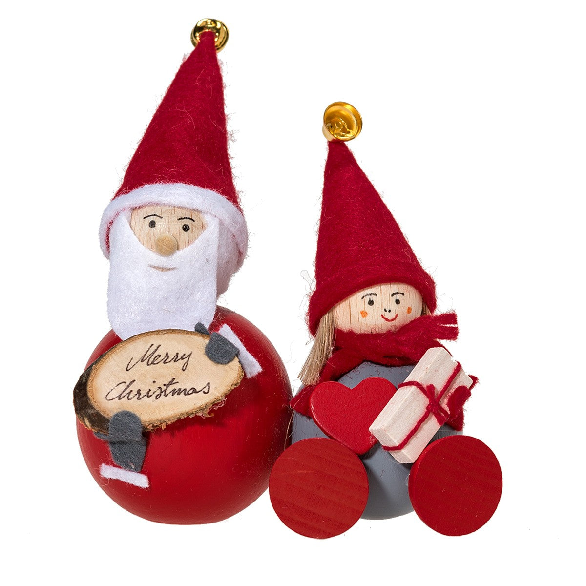 Santa & Katriina Merry Christmas Tonttus