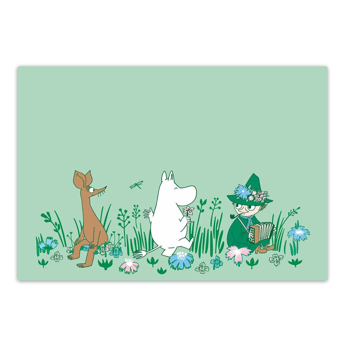 Moomintroll & Snufkin Green Placemat